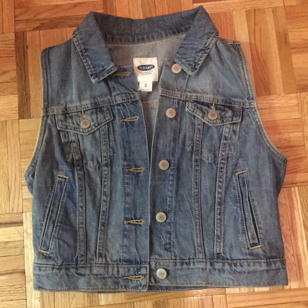 Old navy jean vest